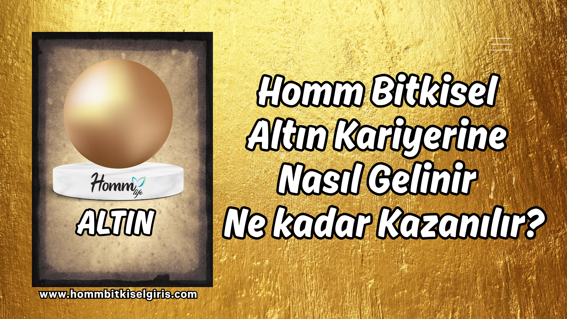 Ana Sayfa 16 Homm Bitkisel Altın Kariyeri