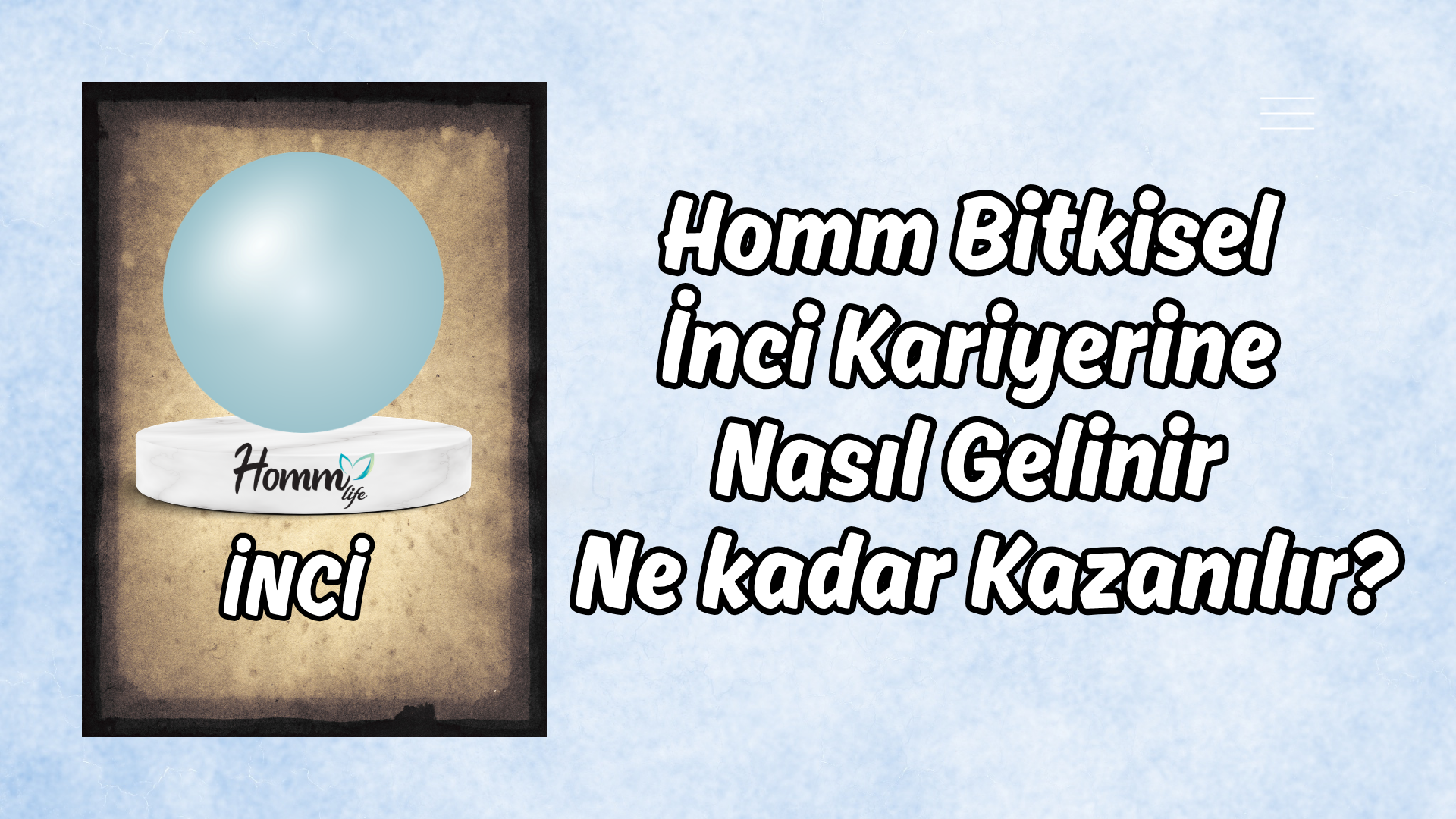 Ana Sayfa 15 Homm Bitkisel İnci Kariyerine Nasıl Gelinir ve Ne kadar Kazanılır