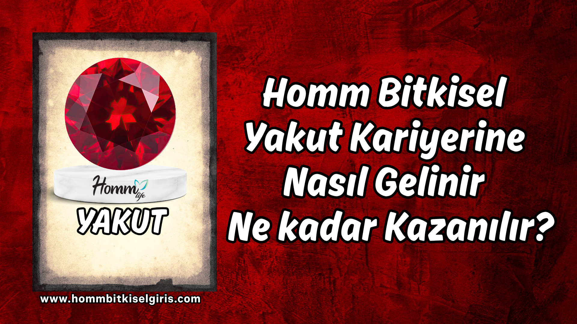Homm Bitkisel Yakut Kariyerine Nasıl Gelinir ve Ne kadar Kazanılır